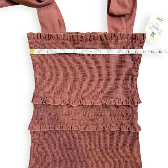 Altar’d State Ruched Ruffle Mini Dress NWT - Picture 7 of 8